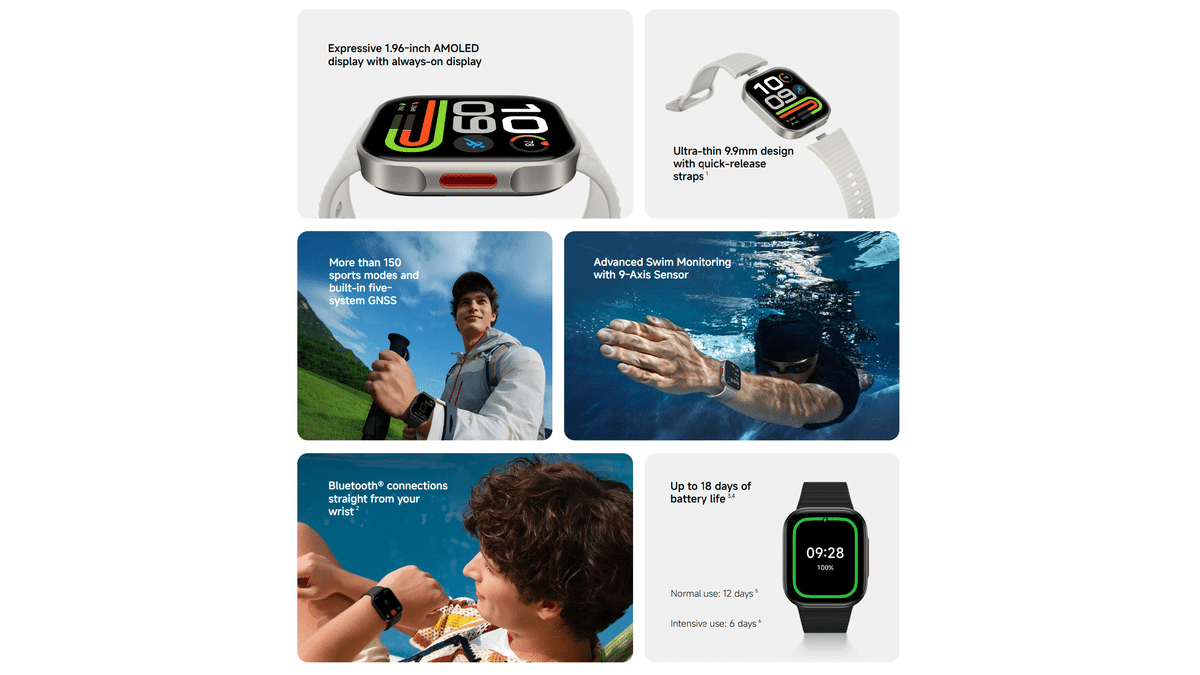 18 Gün Pil Ömrü Sunan Redmi Watch 6 Lite Tanıtıldı