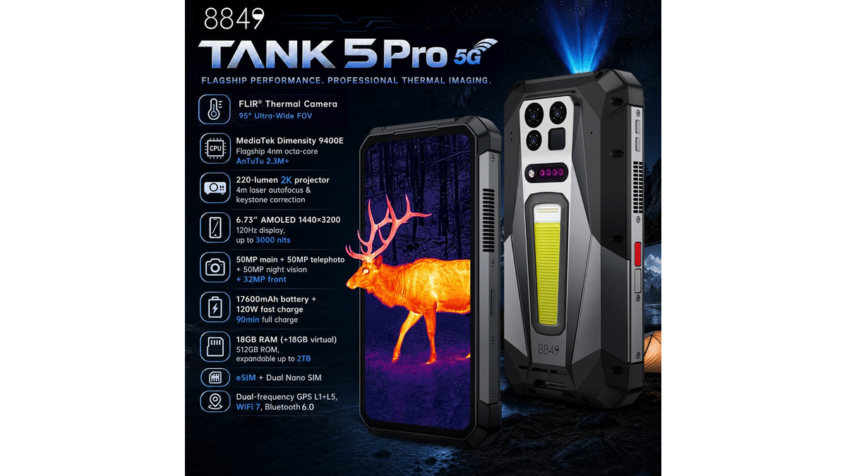 8849tech Tank 5 Pro Telefon Değil Adeta İsveç Çakısı