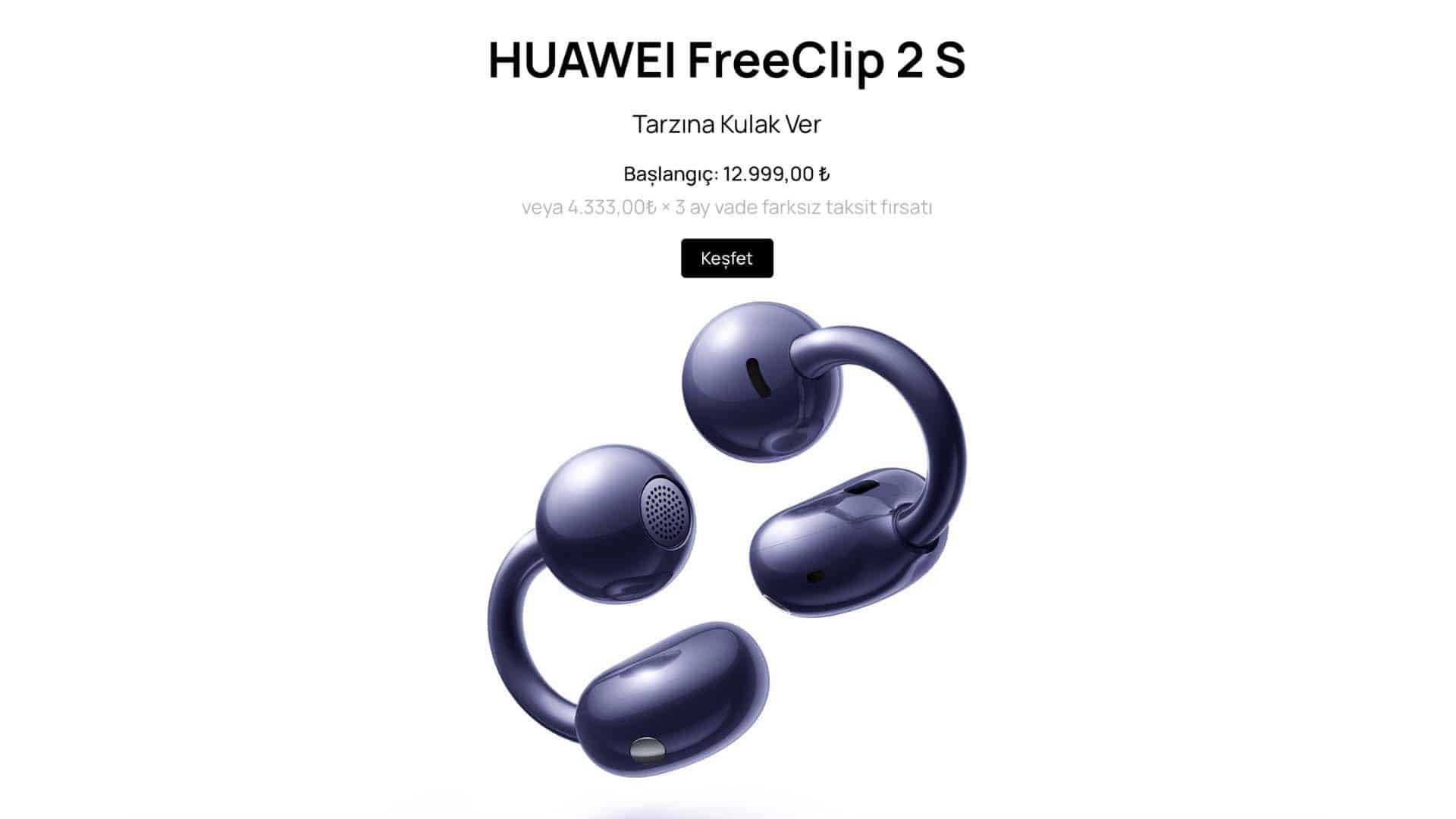 HUAWEI FreeClip 2 S