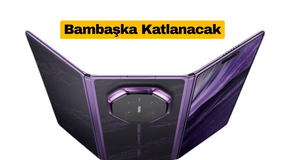 Huawei Mate XT 2 Çok Farklı Bir Katlama Mekanizmasıyla Geliyor