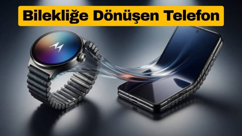 Motorola’nın Yeni Katlanabilir Telefonu Bileğe Takılabilecek