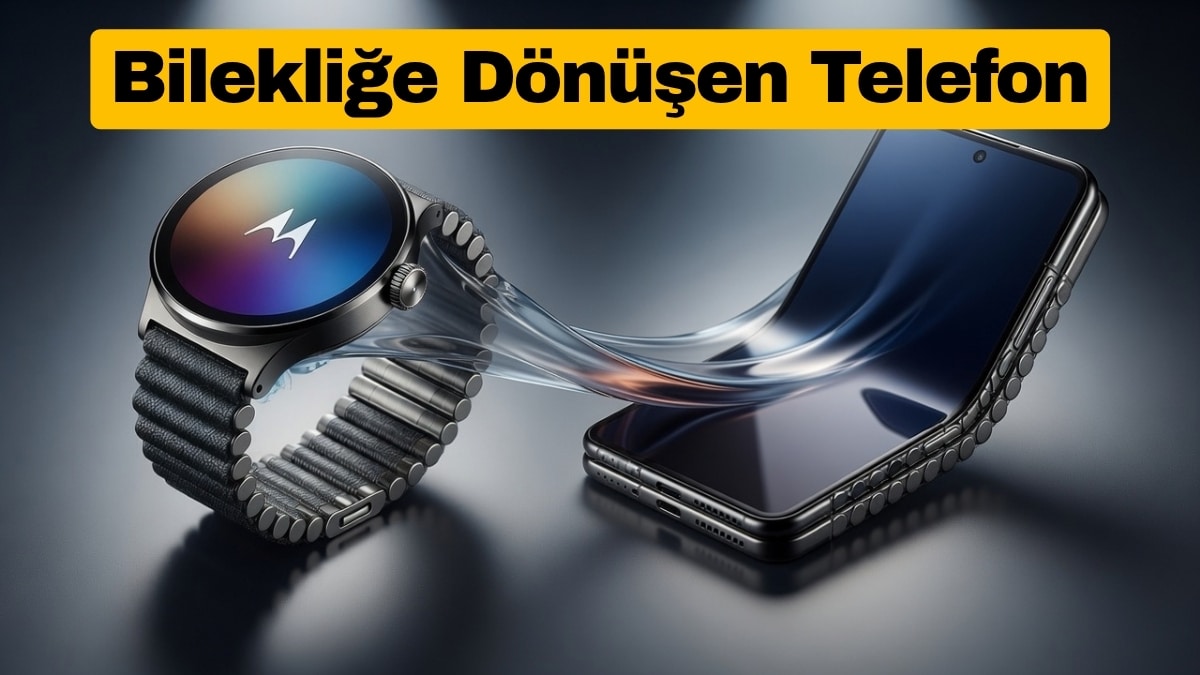 Motorola’nın Yeni Katlanabilir Telefonu Bileğe Takılabilecek