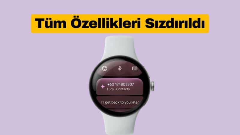 Pixel Watch 5'in Tüm Özellikleri Sızdırıldı