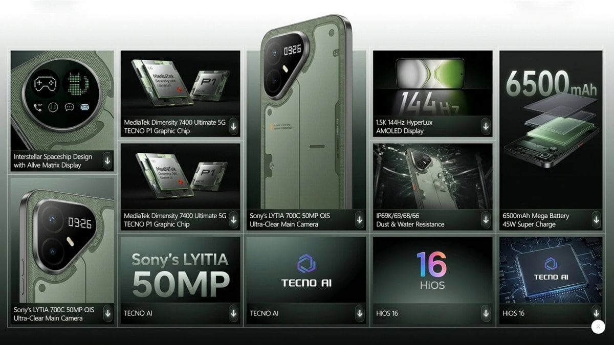 TECNO POVA 8 Pro Tanıtıldı İşte Özellikleri ve Fiyatı