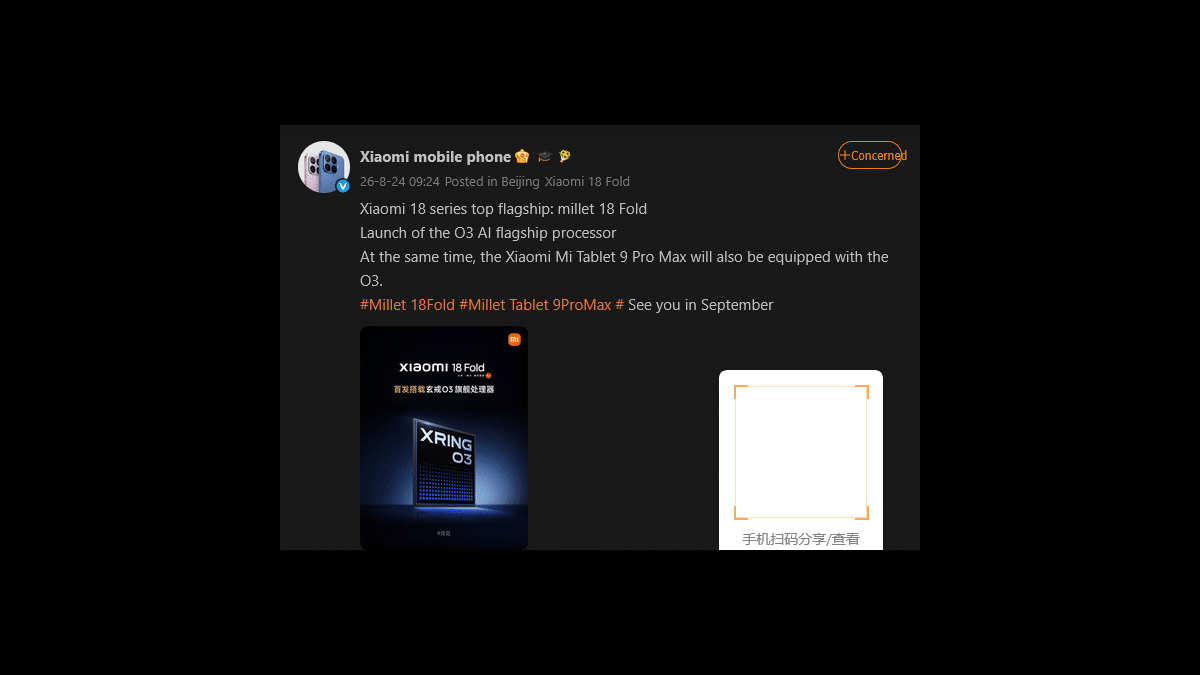 Xiaomi Mi Pad 9 Pro Max Xring O3 Kullanan İlk Tablet Olacak