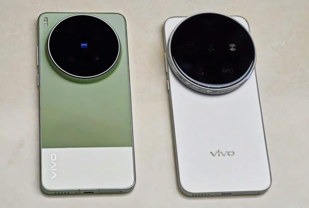 vivo X300 Ultra (solda) ve vivo X500 Pro Max (sağda, iddia edilen görsel)