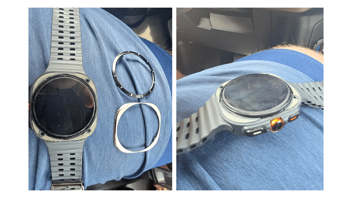 Galaxy Watch Ultra Durduk Yere Parçalanıyor