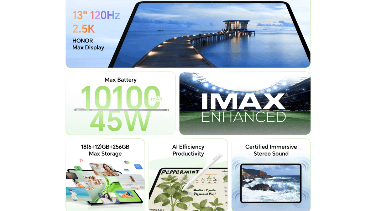 Honor Pad X9b Max Tanıtıldı İşte Özellikleri ve Fiyatı