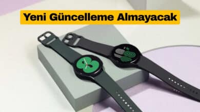İki Galaxy Watch Modeli Artık Yeni Güncelleme Almayacak