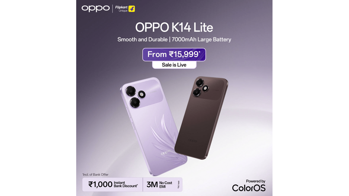 OPPO K14 Lite Dev Bataryası ve 120 Hz Ekranıyla Satışa Çıktı