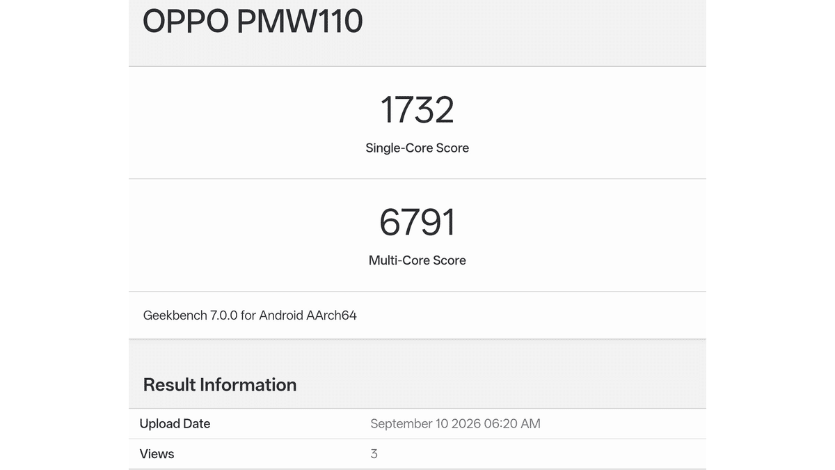 Oppo Find X10 Geekbench’te Şov Yaptı