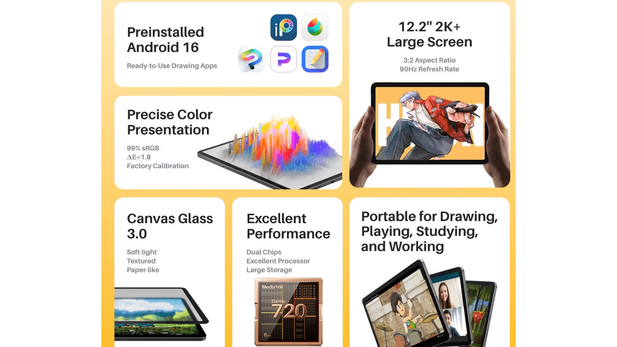 Sanatçılara Özel Tablet Huion Kamvas Pad 12 Tanıtıldı
